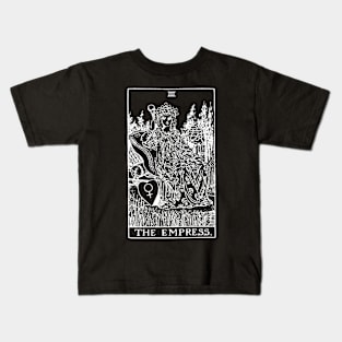 The Empress Tarot in white Kids T-Shirt